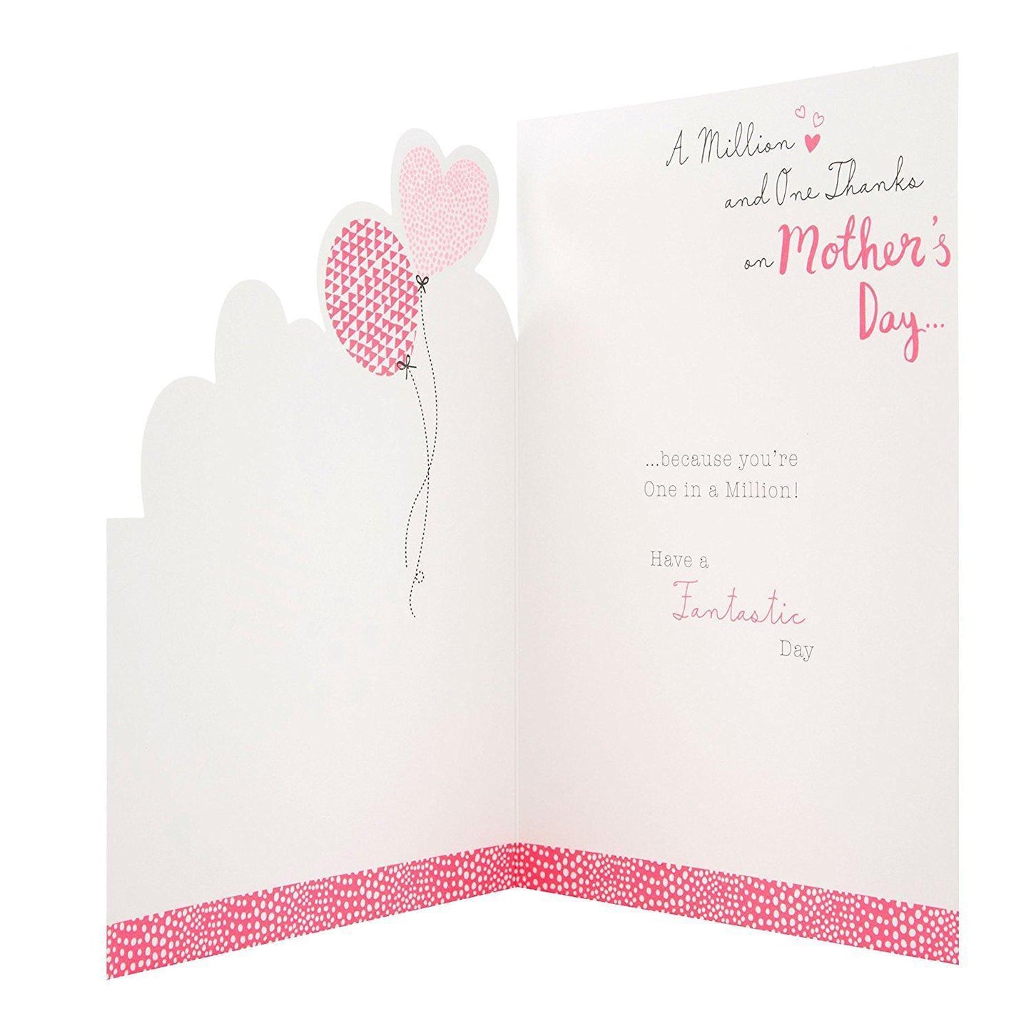 Contemporary Mother's Day Card 'Thanks'