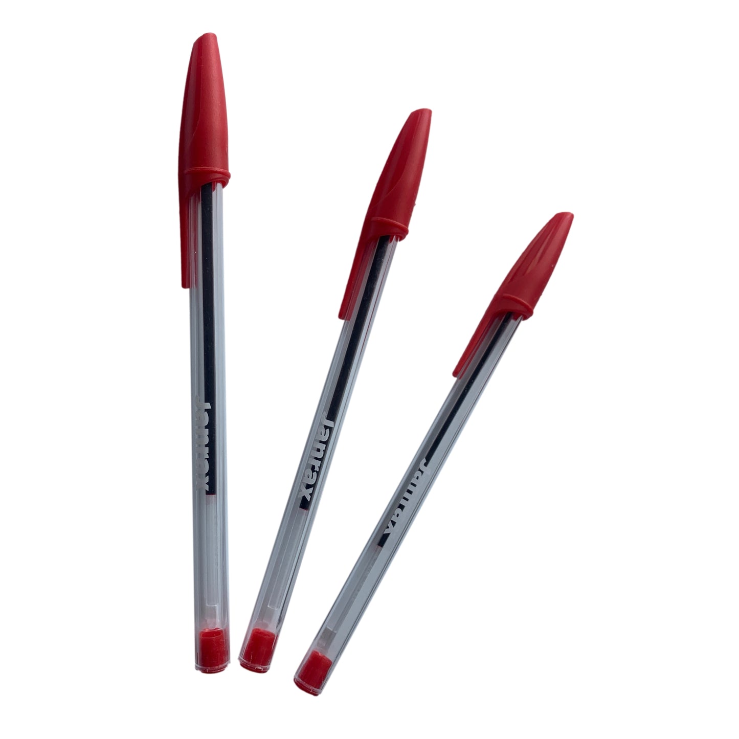 Box of 50 Red Ballpoint Pens Smooth Glide by Janrax