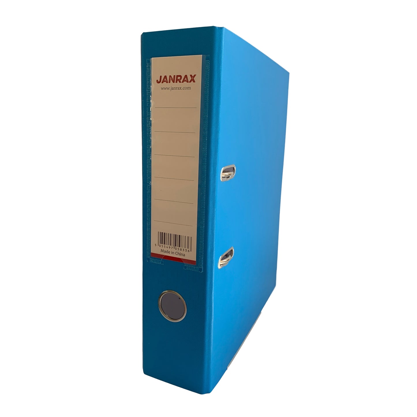 A4 Light Blue Paperbacked Lever Arch File by Janrax