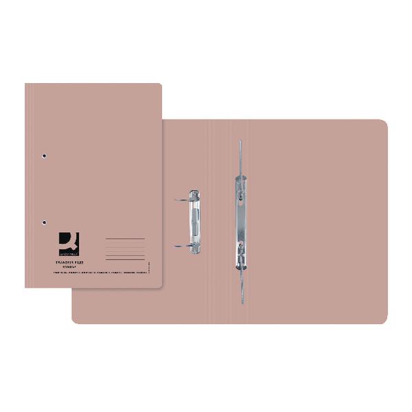 Q-Connect Transfer File 35mm Capacity Foolscap Buff (Pack of 25) KF26062