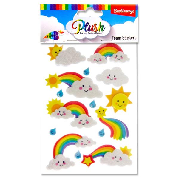 3D Rainbow Foam Stickers by Emotionery