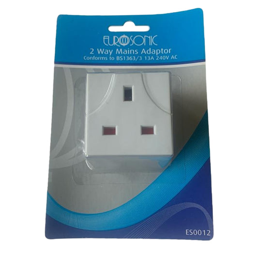 2 Way Main Adaptor Plug