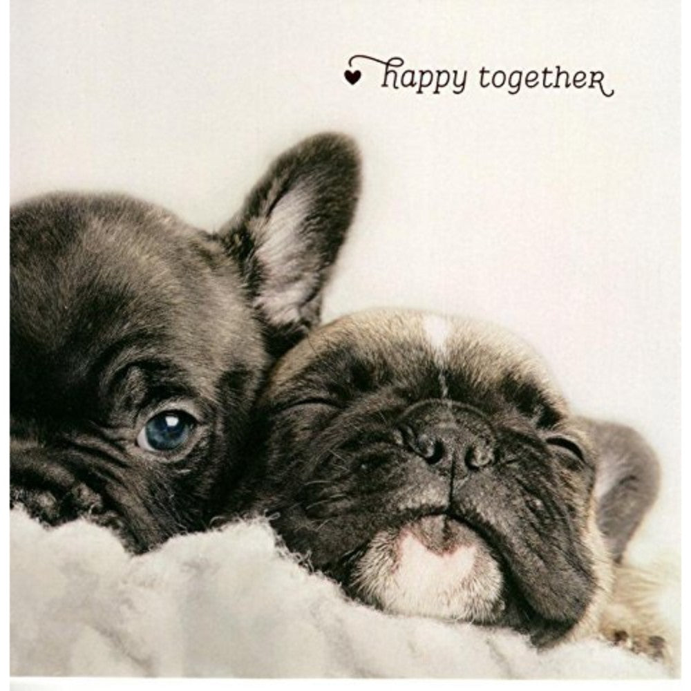 Happy Together Cute Dogs Valentine's Day Card