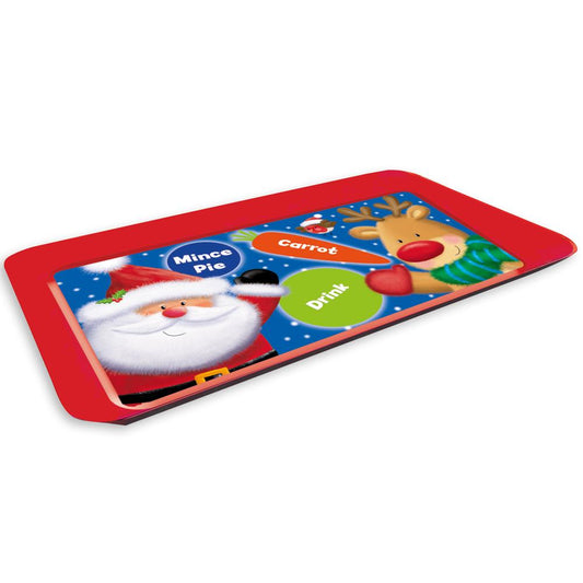 Christmas Santa and Reindeer Design Melamine Small Treat Tray