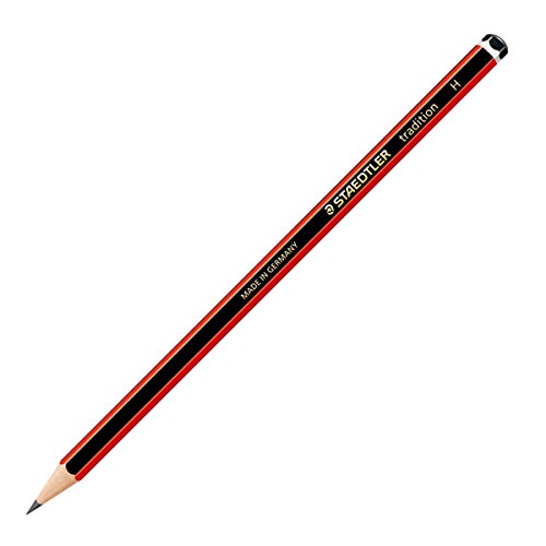 Pack of 12 Staedtler H Tradition Wooden Pencils