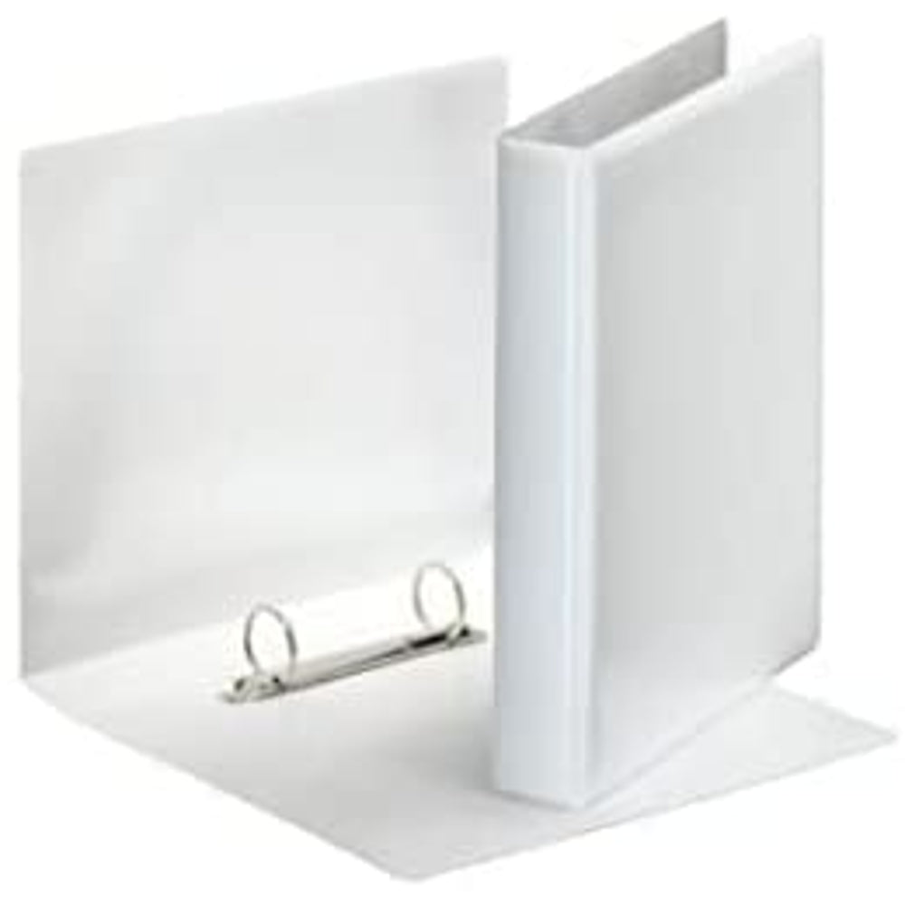 Pack of 6 A4 White Presentation 25mm 2D Ring Binders