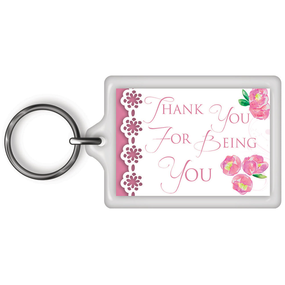 Thank You For Being You Celebrity Style World's Best Keyring