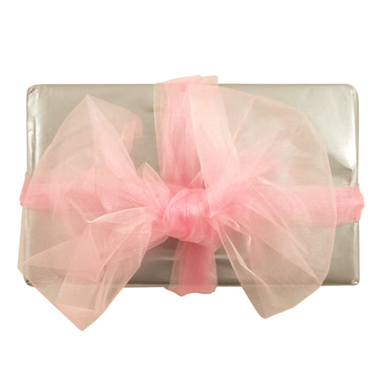 Pale Pink Organza Crystal