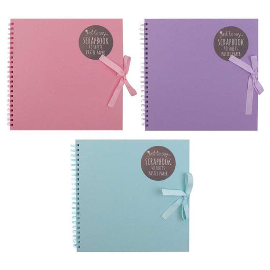 40 Sheets Pastel Paper Large Scrap Book