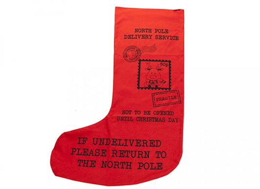 110cm Jumbo Felt Printed Christmas Stocking