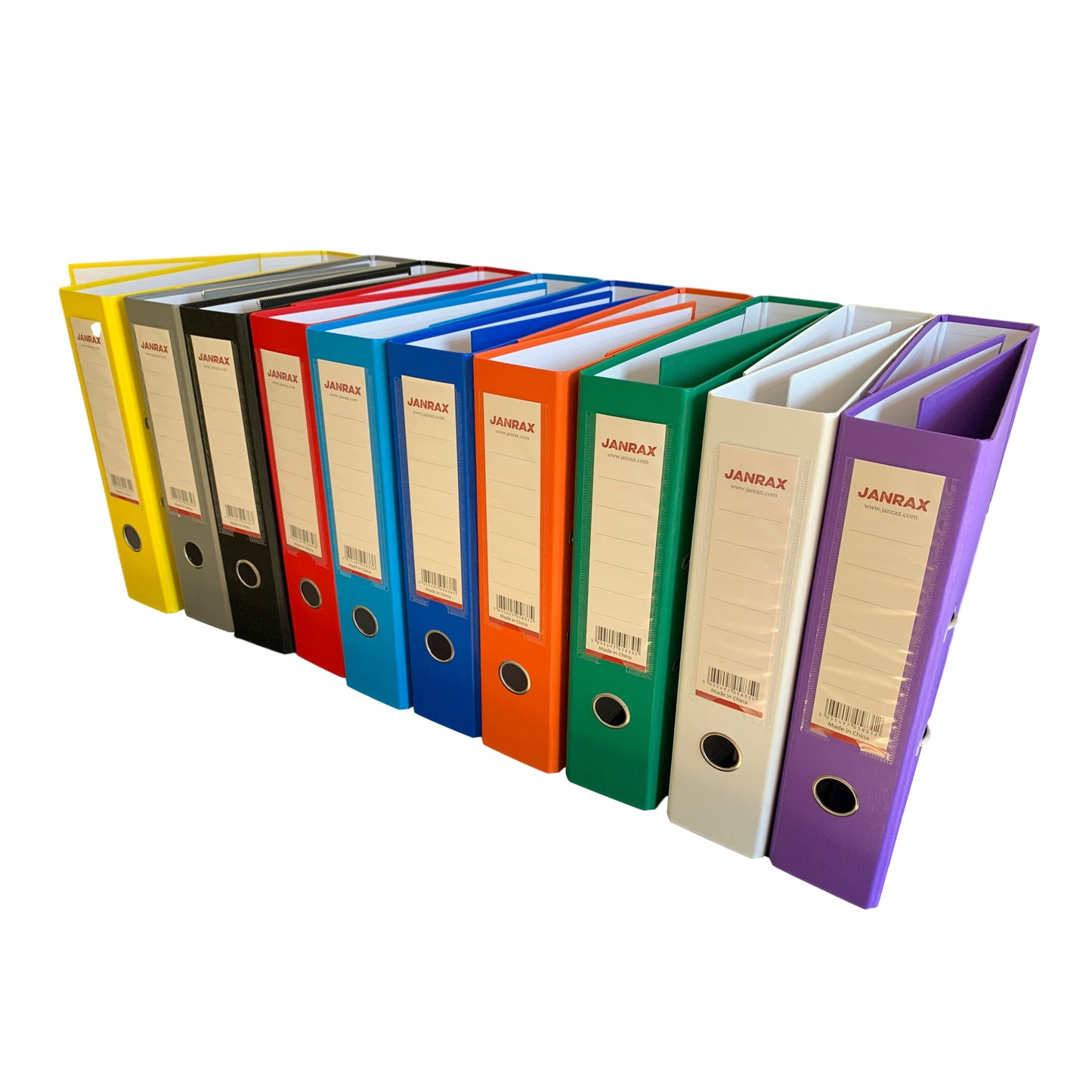 A4 Orange Paperbacked Lever Arch File by Janrax