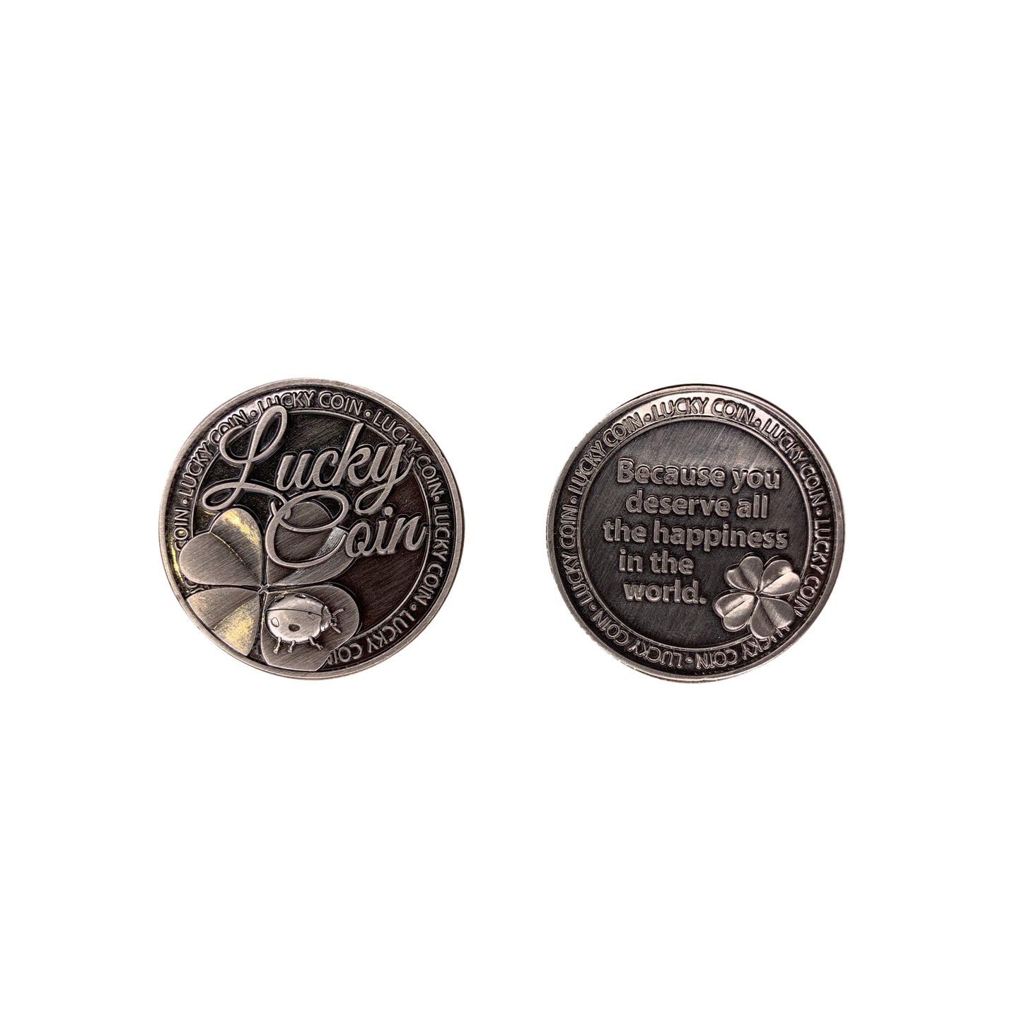 Lucky Coin Engraved Message Keepsake Gift