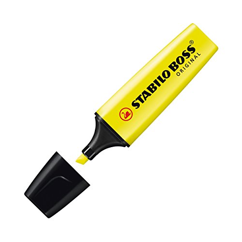 Stabilo Boss Original Yellow Highlighter (Pack of 10)