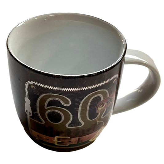 Laura Darrington Unzipped Collection Porcelain Mug - 60st Birthday