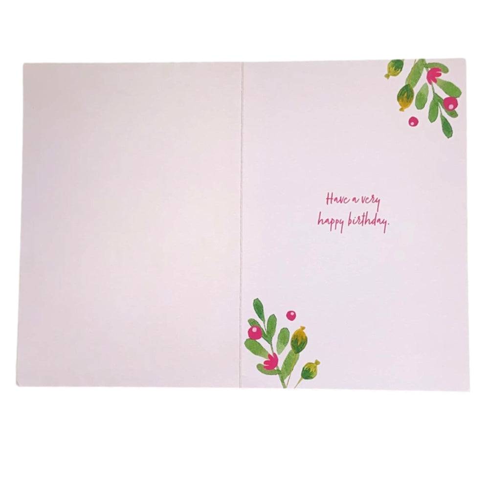 Sister Nobody Else Quite Like You Floral Design Birthday Card