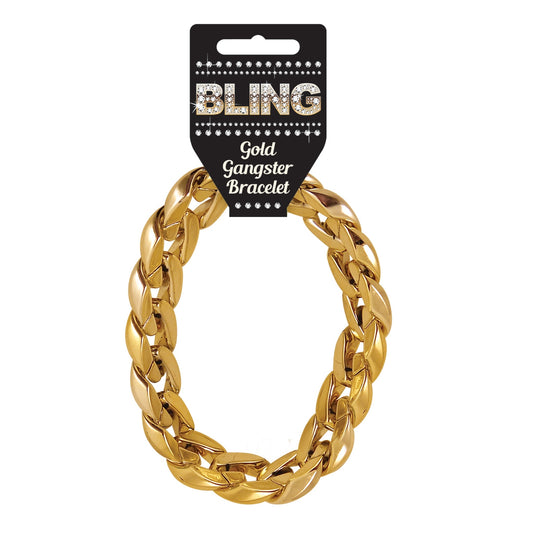 Bracelet Gold Gangster 31cm