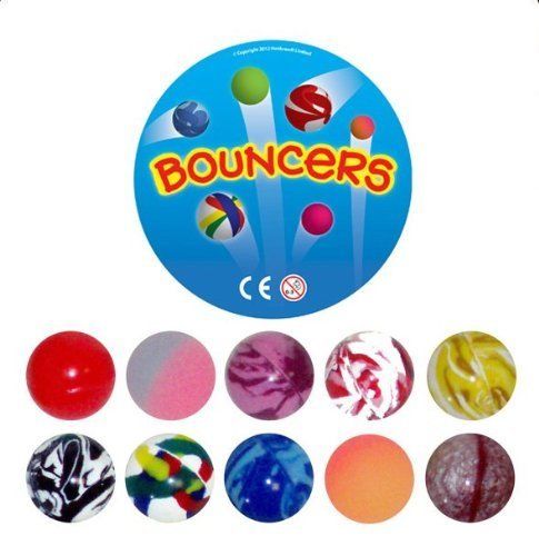 Pack of 250 Assorted Bouncy Balls 27mm