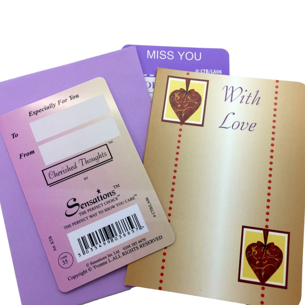 Thinking Of You And Miss You Sentimental Keepsake Wallet / Purse Card