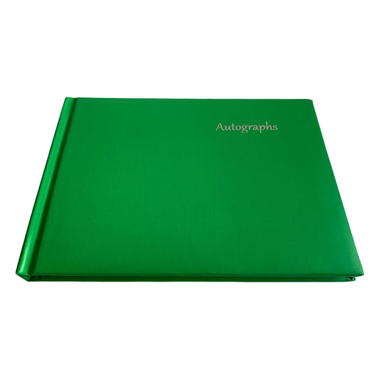 Green Autograph Book by Janrax - Signature End of Term School Leavers