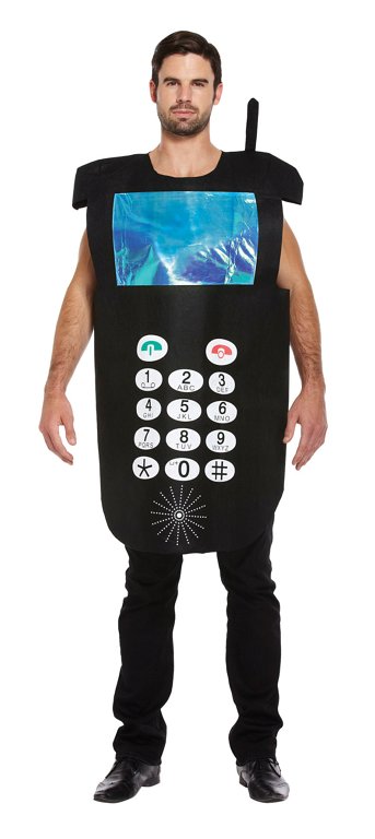 Adult Mobile Man Fancy Dress Costume