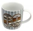 Laura Darrington Denim Collection Porcelain Mug - 60th Birthday