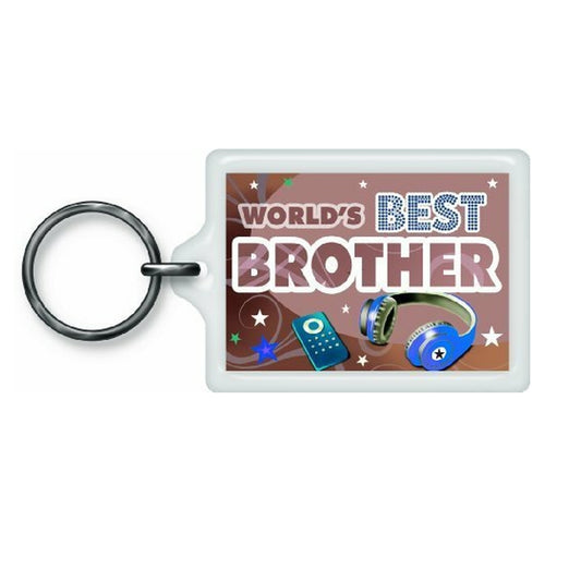 World's Best Brother Sentimental Keyring