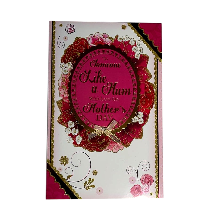 To Someone Like Mum With Love On Mother's Day Card