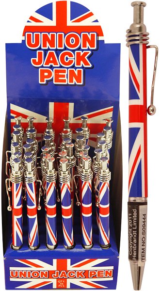 Union Jack Ballpoint Pen 14cm