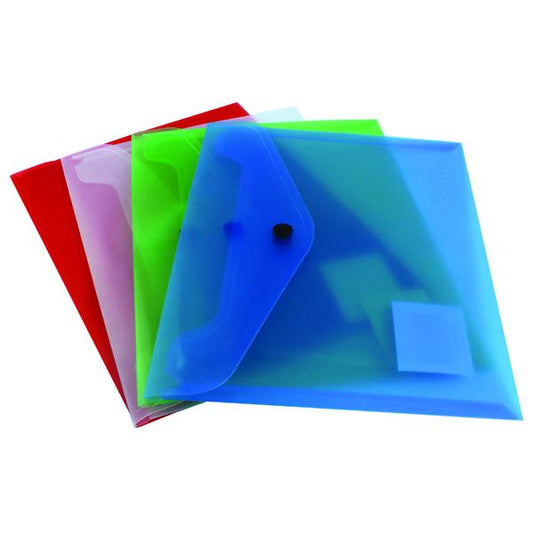 Polypropylene Document Folder A5 Assorted (Pack of 12)