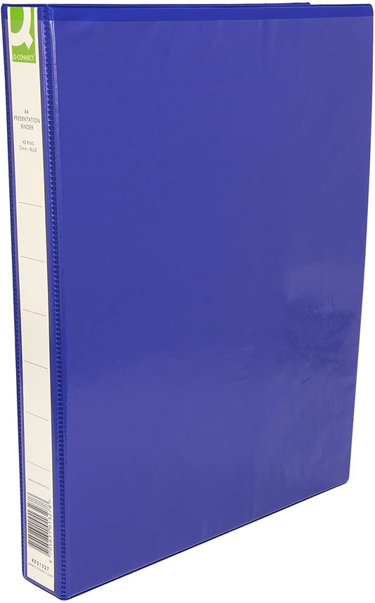 A4 Blue 25mm 4D Presentation Ring Binder