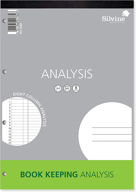 80 Pages Printed A4 8 Columns Analysis Book