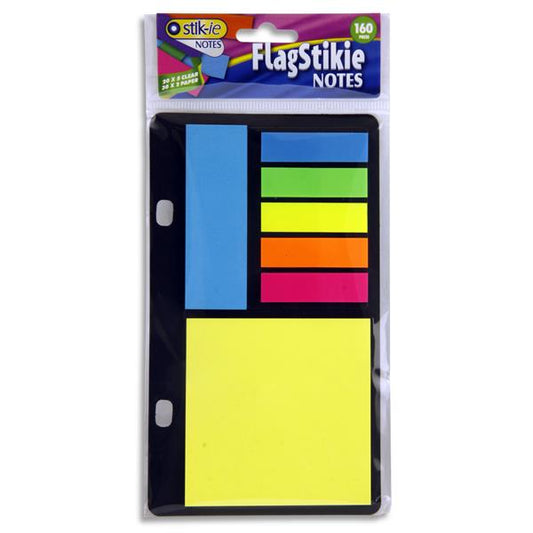 Pack of 160 Pieces Flag Sticky Notes by Stik-ie