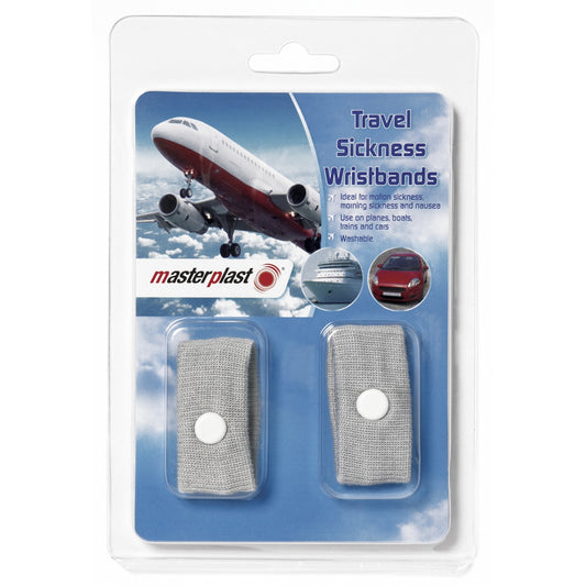 Pack of 2 Masterplast Travel Sickness Wristband