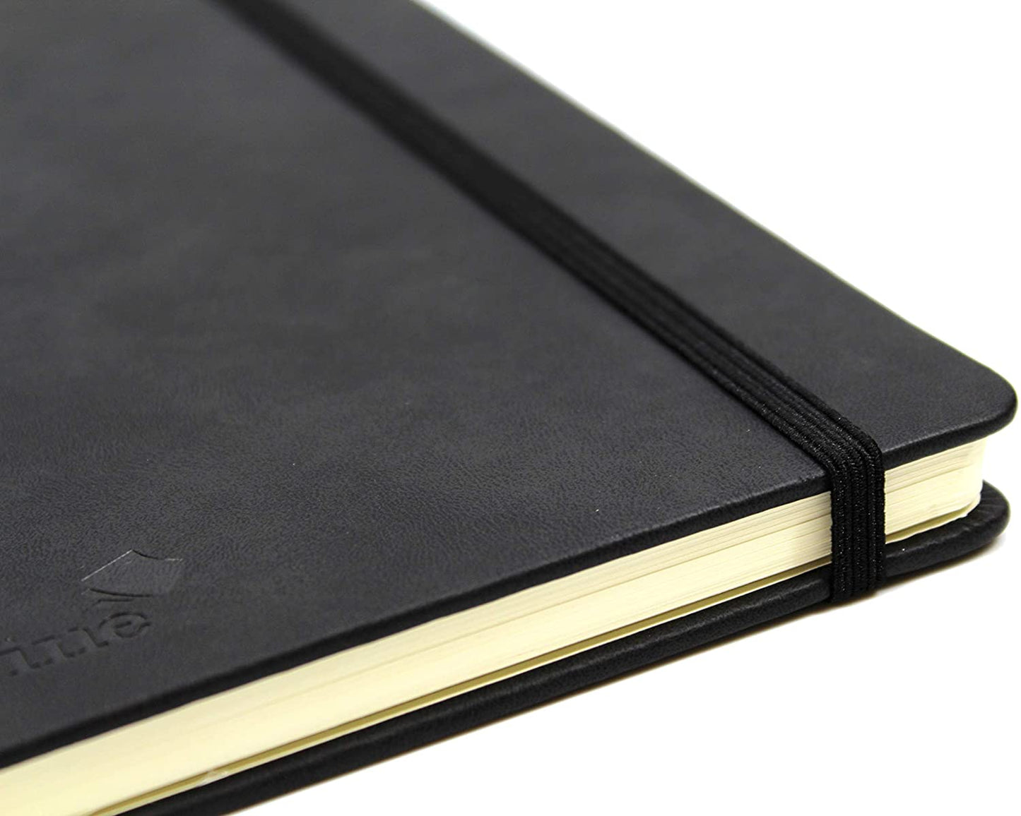 Silvine A5 Executive Soft Feel Black Notebook Journal