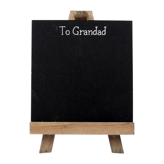 To Grandad Personalisable Chalkboard Easel with Chalk