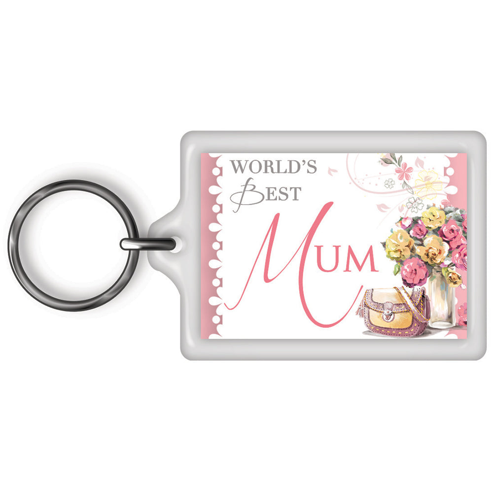 World's Best Mum Celebrity Style Keyring