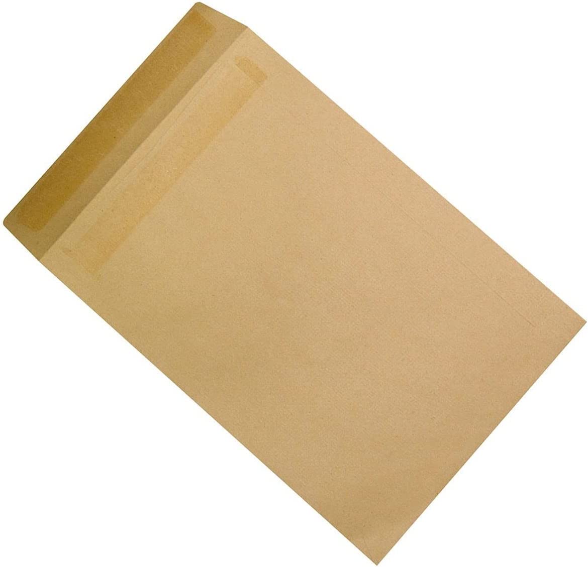 Box of 250 B4 Envelopes 353x250mm Pocket Self Seal 90gsm Manilla