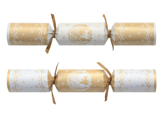 Pack of 100 11" Woodland Scene Christmas Crackers