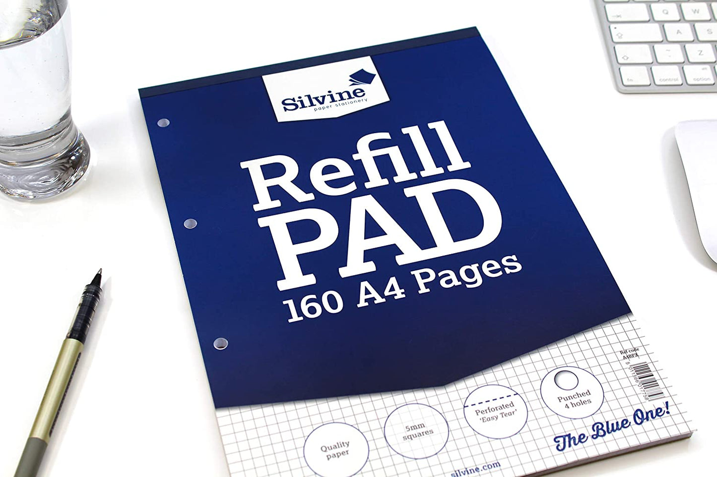 160 pages A4 Refill Pad (210 x 297mm)