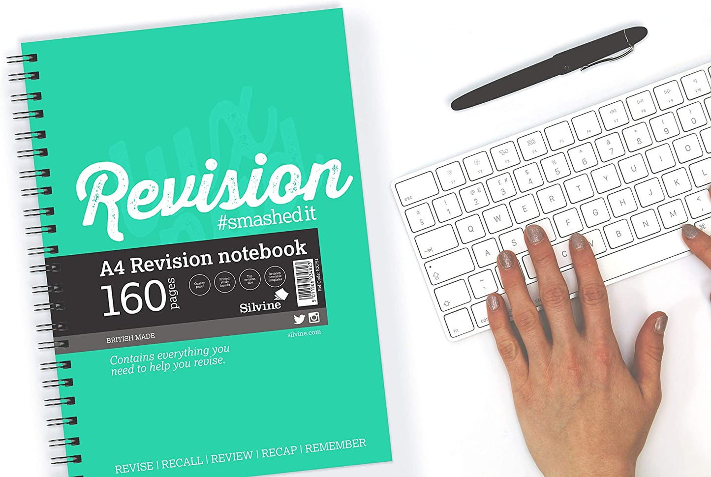 A4 160 Pages Wirebound Revision Notebook